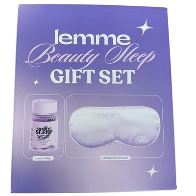 Lemme Beauty Sleep Gift Set Sleep Tight Gummies Eye Mask