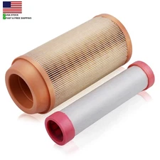 Air Filter Inner&Outer for K3181-82240 K3181-82250 for Kubota ZD323 ZD326 ZD331