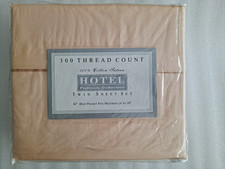 Hotel Premium Collection 300 Thread Count, 100 Cotton Sateen Twin Sheet Set