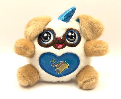 Zuru Rainbocorns Penny Pug Dog Series 4 Puppycorn Breed Puppy Blue Heart Taco