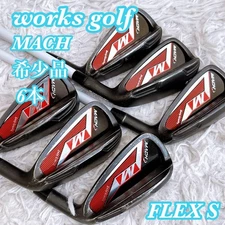 Works Golf MACH Match Iron Set 6pcs Men’s Right-Hand Used
