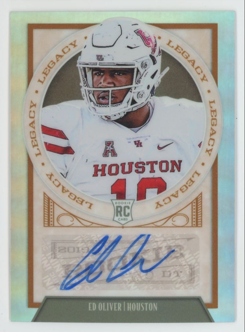 Ed Oliver Panini Legacy #165 Premium Penmanship