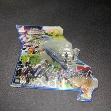 Missouri Foil Fridge Magnet 1A