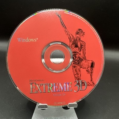 Macromedia EXTREME 3D Version 1.0 for Windows 3.1 Vintage Software