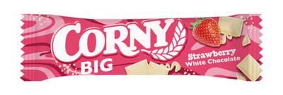 CORNY BIG Strawberry White Chocolate Flavor Cereal Bar 40g 1.4oz