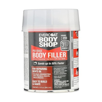 Evercoat Body Shop 105002 Pro-Grade Filler, Fast Drying 13 Fl Oz., white 