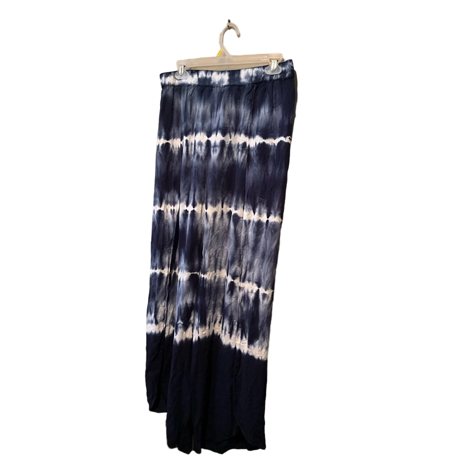 Young Faboulous & Broke Summer Pant Women's SZ L Multicolor Elastic Waist Split