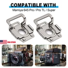 Pair of Lugs Shoulder Strap Adapter Clips For Mamiya 645 Pro/Pro TL/Super Camera