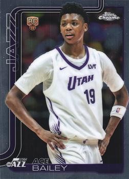 2025-26 Topps Chrome #255 Ace Bailey JAZZ RC