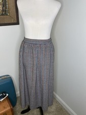 Summit Sportwear Wool Plaid Lined Skirt, Made in Greece, Sz 10