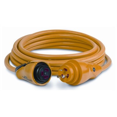 Lowrance CS30-25 Aal Shore Power Kabel Set Länge 25 Gelb 30 Amp 125 Volt Marine