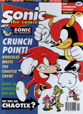 Sonic the Comic #54 FN; Fleetway Quality | Hedgehog Chaotix - we