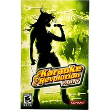 Manual Only Karaoke Revolution Party - Sony Playstation 2 Pristine Authentic