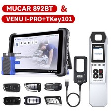MUCAR 892BT+TKEY101+TPMS Programming Car AI Diagnostic Tool KEY Coding LifeFree
