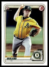 2020 Bowman Prospects Gus Varland Oakland Athletics #BP-38