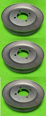Set/3 TCU28215 54'' Deck Spindle Pulley For John Deere Q850M Z710 Z910 Z915 Z920