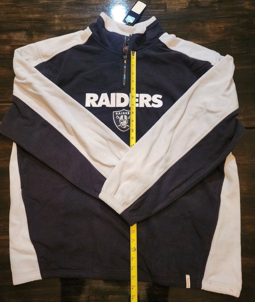 Las Vegas Raiders REEBOK-NFL ONFIELD MENS FLEECE Quarter Zip