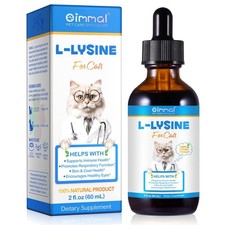 L-Lysine for Cats, Immune Drops for Cats Feline Respiratory , Sneezing  Runn...