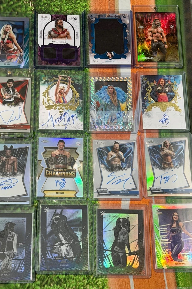 WWE Relics, Autos, Auto Relics, Serial #, Parallels, Base, Deal Time!