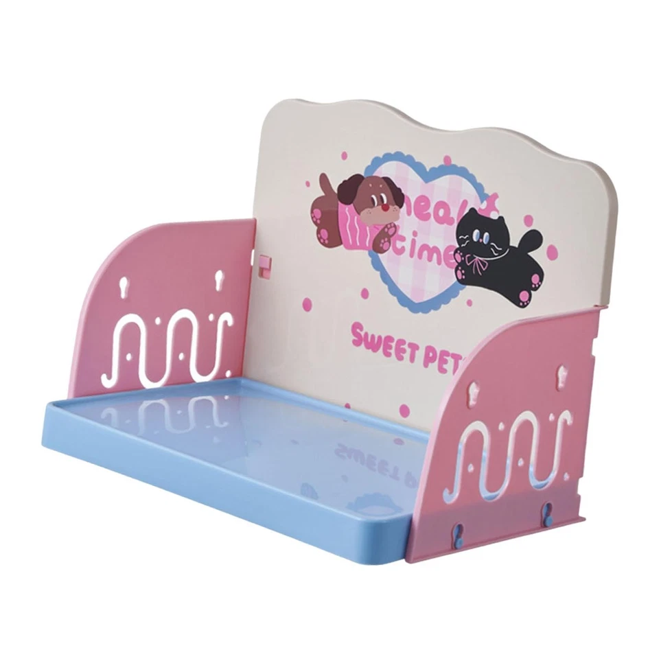 Cat Feeding Table Kittens Dining Table Anti Vomiting No Messy Spacious Non Slip