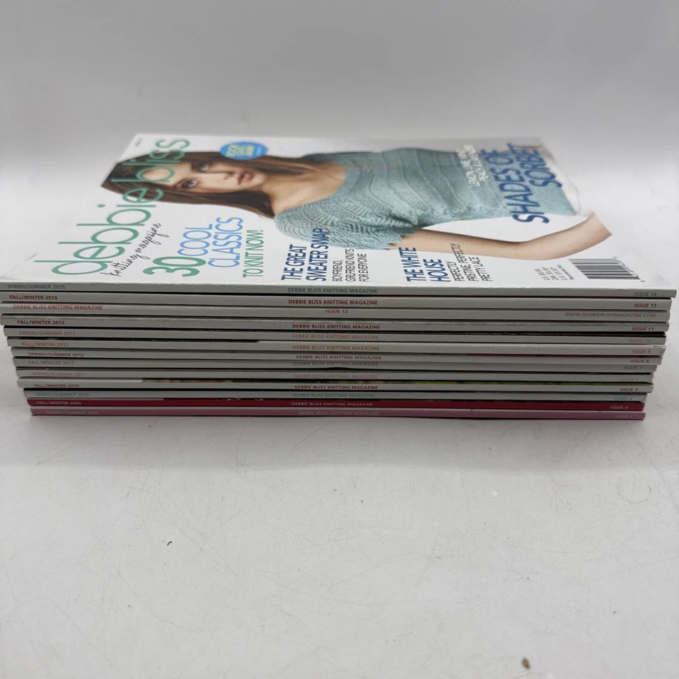 Debbie Bliss Knitting Magazines Color Photographs | Lot of 13 | 2009-2015 - Image 3 of 4