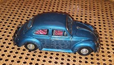 Volkswagen Beetle 8" Tin Friction Japan Car 1950s Toy