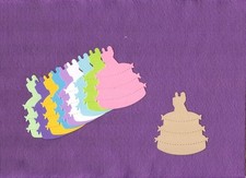 WEDDING CAKE small die cuts scrapbook cards