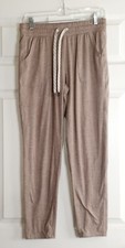 Member's Mark Khaki Tan Toasted Heather Ladies Favorite Comfort Pants Size S