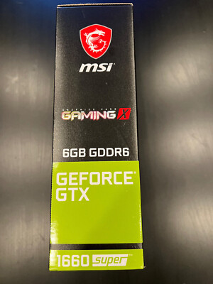 MSI Gaming GeForce GTX 1660 Super 6GB GDDR6 Gaming X Graphics Card