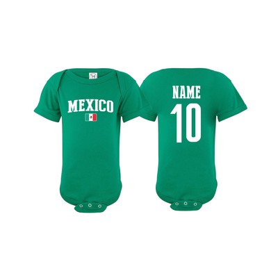 Mexico Soccer Baby Outfit Mameluco Infant Boy Girl Bodysuit T-shirt Romper
