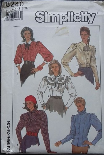 Patrones de costura Años 80 y 90 Blusas Vestidos Chaquetas Pantalones Falda - ¡Tú eliges! Lote #9 - Imagen 12 de 69