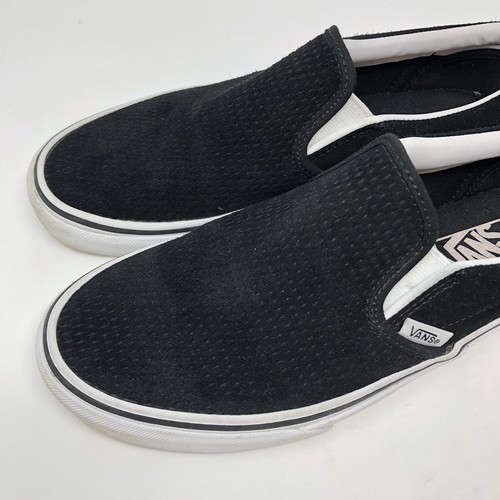 Vans schwarzer Perf Wildleder klassischer Slipper Damen 7,5 Herren 6 - Bild 2 von 12