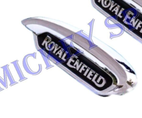 Fuel Petrol Gas Tank Badge Emblem Right Side Royal Enfield Meteor 350cc - Picture 1 of 3