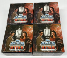 Topps Doctor Who Alien Attax Trading Card Game Booster Box(24 pks) x 4 Boxes-Hot