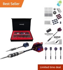 Cool Laser Darts Set - 22g Professional Darts with Sharpener Gift Box Included