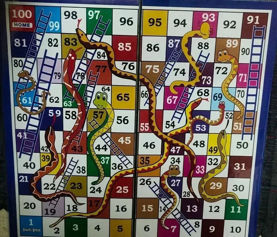 Ludo & Snakes Ladders Board Game Play With Children (Family Game) - Image 3 of 4