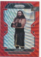 SAURAV 2022 PANINI PRIZM RED #103 WWE MINT