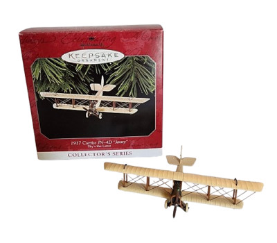 Hallmark 1998 1917 Curtiss JN-4D ''Jenny'' Sky's The Limit #2 Keepsake Ornamnt NIB