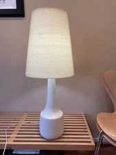 Lotte and Gunnar Bostlund Lamp Ceramic Vintage Tall Original Mid Century