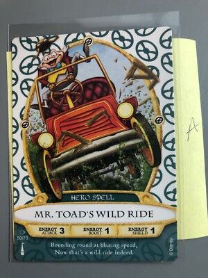 Disney Sorcerers of the Magic Kingdom MR. TOAD'S WILD RIDE 50/70 - A
