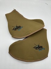 Ice Light Neoprene Tan Insulated Ice Skate Boot Gloves Covers Size M Girls 1-3