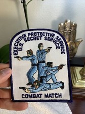 U.S. Secret Service Executive Protective Service COMBAT MATCH Patch Rare Vintage