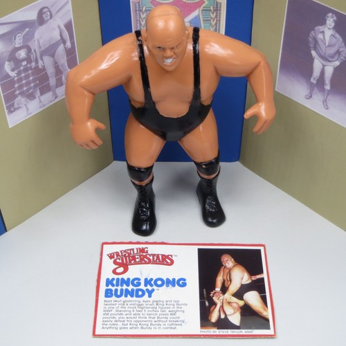 KING KONG BUNDY WWF WRESTLING SUPERSTARS VINTAGE 1...