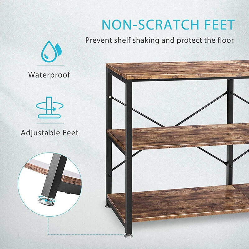3-tier Console Entryway Narrow Table w/ Storage Shelves for Hallway, Living Room - Image 3 of 4