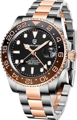 40MM Water-Resistant Men's Automatic Watch with Japan NH34 Movement and Bezel - Picture 3 of 11