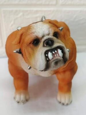 当時物　FUNNY BULL DOG　フィギュア Extreme Bulldog Muscle Bodybuilding Dog Statue Collectible