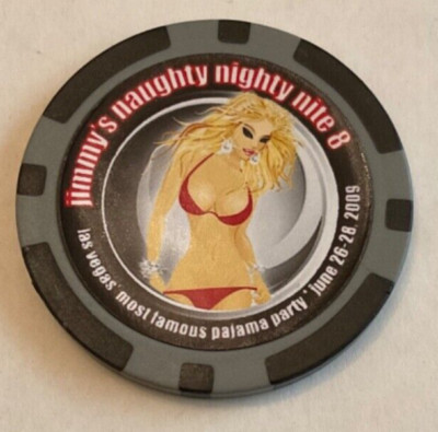 LAS VEGAS PALMS HOTEL JIMMY'S NAUGHTY NITE 8 POKER CHIP Russian Standard Vodka