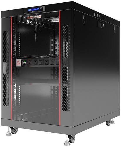 Sysracks 15U Server Rack Cabinet Premium Network Enclosure 35&amp;amp;#034; Depth