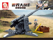 Sluban M38-B0852 Building Bricks WW2 German Army 88mm Flak / Anti-Tank Gun