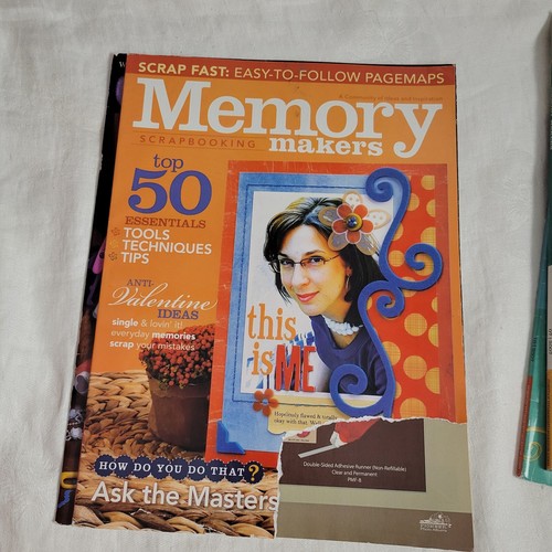 Memory Makers Scrapbooking Magazines Lot of 4 Scrapbook Memories 2007/8 1998 - Picture 5 of 6